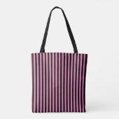 Schwarz Rosa Tasche (Rückseite)