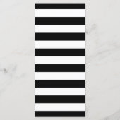 Schwarz-Rosa-Weiß-Silber-Menü-Karte Programm (Rückseite)