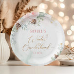Schwarz-Rosa-Winter-Landschaft Mädchen Geburtstag Pappteller<br><div class="desc">Blush rosa Winter auf der Bände Mädchen Geburtstag Papier Teller Matching Artikel sind verfügbar.</div>