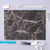 Schwarz & Rose Gold Rosa Glitzer Marmorschlauch Seidenpapier (Handwerk)