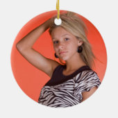 Schwarz-Rot-Abschluss Keramik Ornament (Hinten)