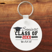 Schwarz-Rot-Abschluss Schlüsselanhänger (Vorderseite)