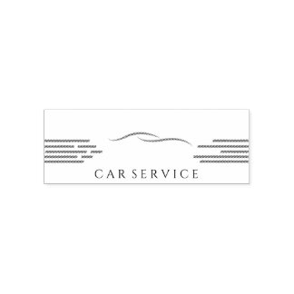 Schwarz-Rot-Autoservice Selbstfärbestempel Permastempel