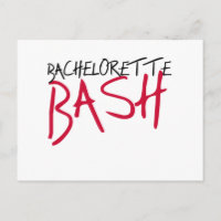 Schwarz/Rot-Bachelorette-Bash