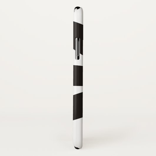 Schwarz-Rot-Blau-Blume und Blütenbezeichnung Case-Mate iPhone Hülle (Hinten/Rechts)