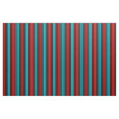 Schwarz Rot Blau Streifen Muster Stoff (Yard (91,4 cm))