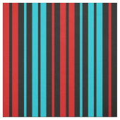 Schwarz Rot Blau Streifen Muster Stoff (Muster)