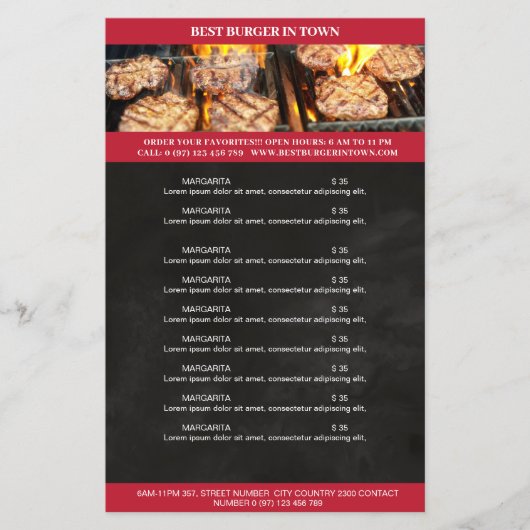 Schwarz, Rot Flyer (Vorne)