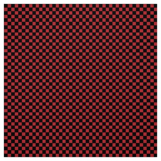 Schwarz-Rot-Gitter-Gewebe: Bold & Modern Design Stoff (Muster)