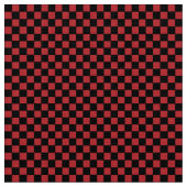 Schwarz-Rot-Gitter-Gewebe: Bold & Modern Design Stoff (Nahaufnahme)