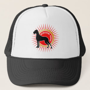 Schwarz rot gold Deutsche Doggen Truckerkappe