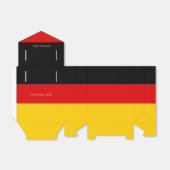 Schwarz-Rot-Gold-Personalisierte Favo Geschenkschachtel (Ungefaltet)