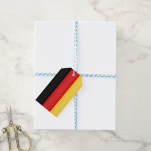 Schwarz Rot Gold - Personalisierte Flagge Deutschl Geschenkanhänger