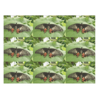 Schwarz-Rot-Gold-Schmetterling-Tablette Tischdecke