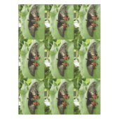 Schwarz-Rot-Gold-Schmetterling-Tablette Tischdecke (Vorderseite)