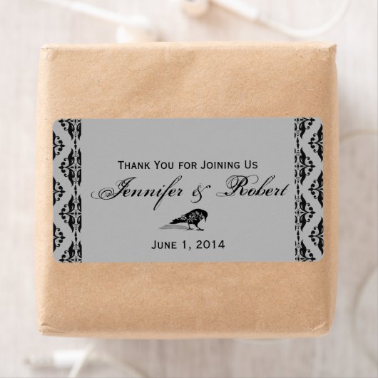 Schwarz-Rot-Gothic-Rahmen-Wasser-Flasche-Etikett (Insitu)