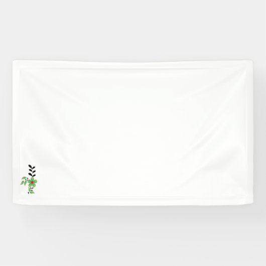 Schwarz, Rot, Grün, Clip Art Design Vinyl Banner (Horizontal)