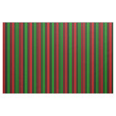 Schwarz Rot Grün Streifen Muster   Stoff (Yard (91,4 cm))