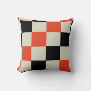 Schwarz/Rot Kissen