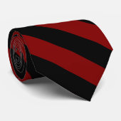 Schwarz-Rot-Kombination Krawatte (Gerollt)