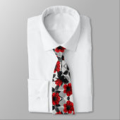 Schwarz/Rot Krawatte (Gebunden)