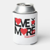 Schwarz-Rot-Liebe Mehr Dosenkühler (Kanne Rückseite)