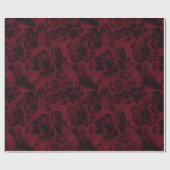 Schwarz-Rot-Marmor-Muster. Geschenkpapier (Flach)