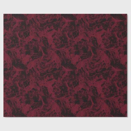 Schwarz-Rot-Marmor-Muster. Geschenkpapier (Flach)