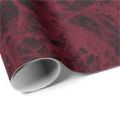 Schwarz-Rot-Marmor-Muster. Geschenkpapier (Rolleneckpunkt)