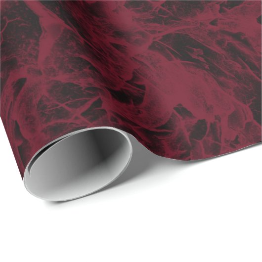 Schwarz-Rot-Marmor-Muster. Geschenkpapier (Rolleneckpunkt)