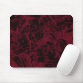 Schwarz-Rot-Marmor-Muster. Mousepad (Mit Mouse)