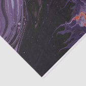 Schwarz-Rot-Marmor Seidenpapier (Ausschnitt)