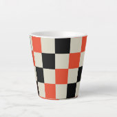 Schwarz/Rot Milchtasse (Vorderseite)