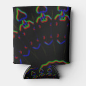 schwarz-rot-MODERN Dosenkühler (Vorderseite)