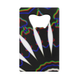 schwarz-rot-MODERN Geldbeutel Flaschenöffner