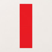 Schwarz & Rot Modern Minimalist Einfach Visitenkarten (Innenseite Aufgefaltet)