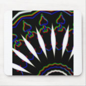 schwarz-rot-MODERN Mousepad (Vorne)