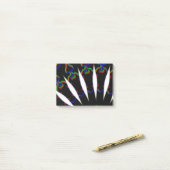 schwarz-rot-MODERN Post-it Klebezettel (Auf Schreibtisch)