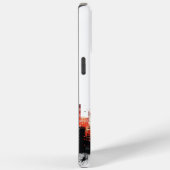 Schwarz-Rot-Moderne Stadt Case-Mate iPhone Hülle (Rückseite / Rechts)