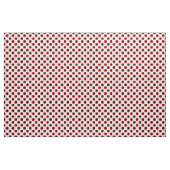 Schwarz-Rot-Polka-Dot-Muster Stoff (Yard (91,4 cm))