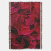 Schwarz, rot, polygonal decke (Vorderseite Vertikal)