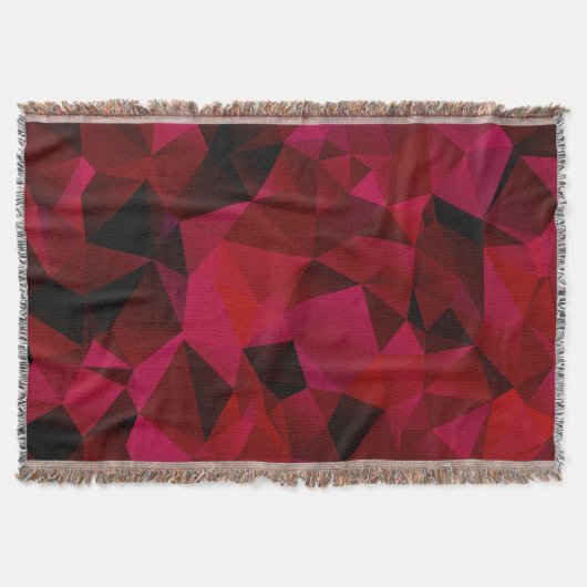Schwarz, rot, polygonal decke (Vorderseite)