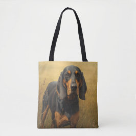 Schwarz-Rot-Rauhhaarbracke Tasche