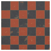 Schwarz-Rot-Scheiben-Prüfmuster Stoff (Nahaufnahme)