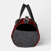 Schwarz-Rot-Stämme Abstrakt Duffle Bag (Rechts)