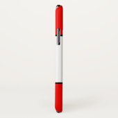 Schwarz-Rot-Streifen Case-Mate iPhone Hülle (Hinten/Rechts)