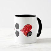 Schwarz-Rot-Tasse Tasse (VorderseiteRechts)