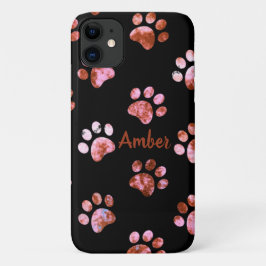 Schwarz-rot Texturfarben Druckmuster Personalisier Case-Mate iPhone Hülle