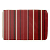 Schwarz, Rot und Weiß Badematte (Vorderseite)