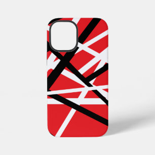 Schwarz, Rot und Weiß iPhone 12 Mini Hülle